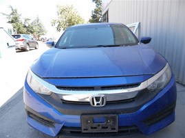 2016 Honda Civic LX Blue Sedan 2.0L AT #A23781